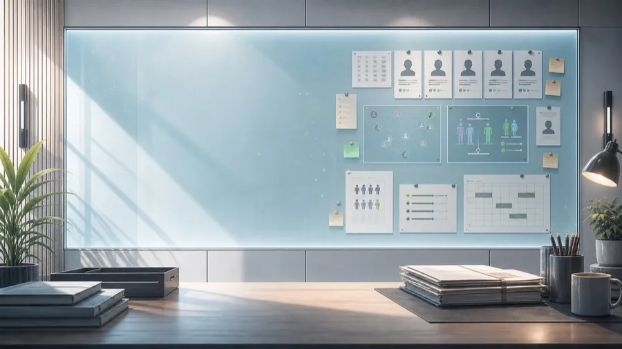 The hiring office in AI Guardians.